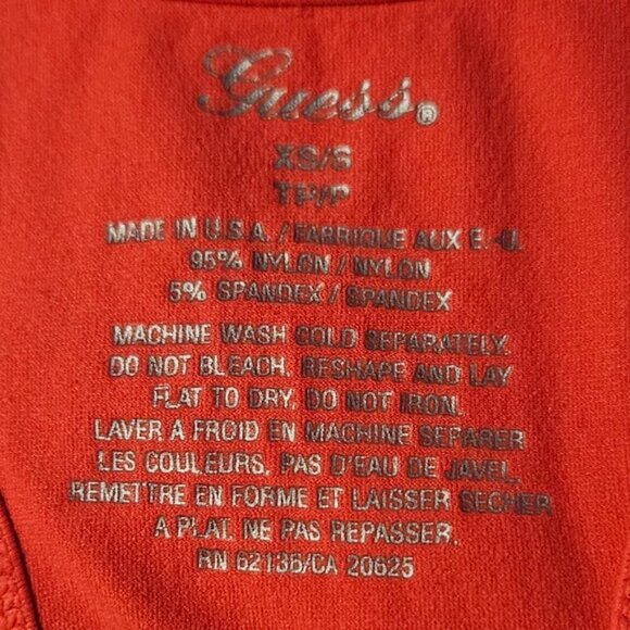 GUESS women"s Coral Racerback Tank Top - Picture 6 of 6